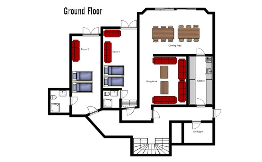 Chalet Monte Vera St Anton Floor Plan 3